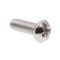 Prime-Line Machine Screw, Round, Phil/Sltd Comb Drive No. 8-32 X 1/2in 18-8 Stainless Steel 25PK 9003493 - alternate 1